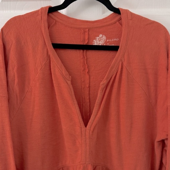 Anthropologie Pilcro Long Sleeve Babydoll Top - Picture 2 of 3
